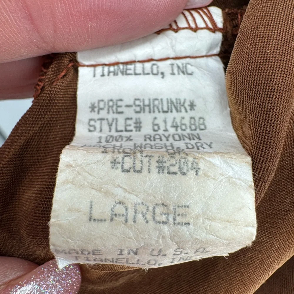 Tianello fringe brown